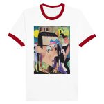 German Expressionism T-Shirt: Featuring Kirchner's Self-Portrait Unisex Ringer T-shirt