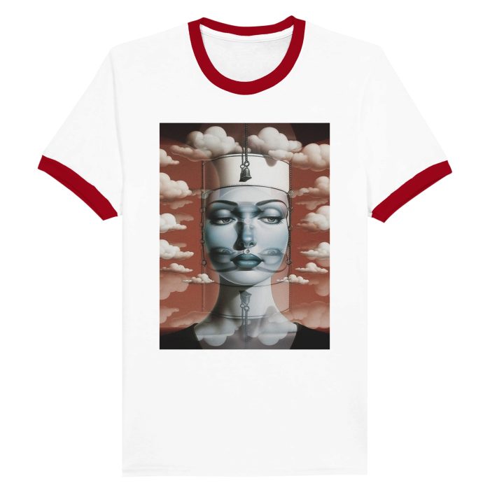 Surreal Dreamscape T-Shirt: Artistic & Unique Design Unisex Ringer T-shirt