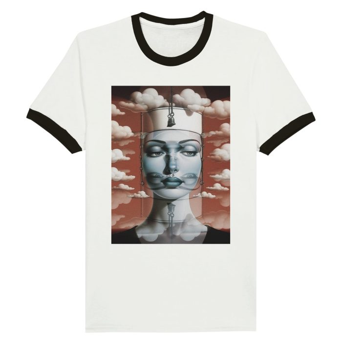 Surreal Dreamscape T-Shirt: Artistic & Unique Design Unisex Ringer T-shirt