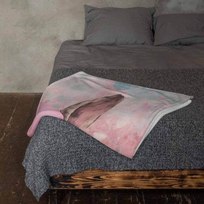 Floral Field Painting Aesthetic Poster Prints: Elevate Your Space with Trendy Designs Throw Blanket - Image 3