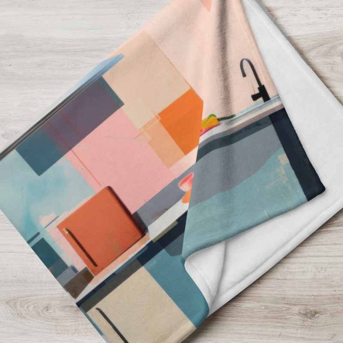 Kitchen Trendy Print Throw Blanket - Image 3