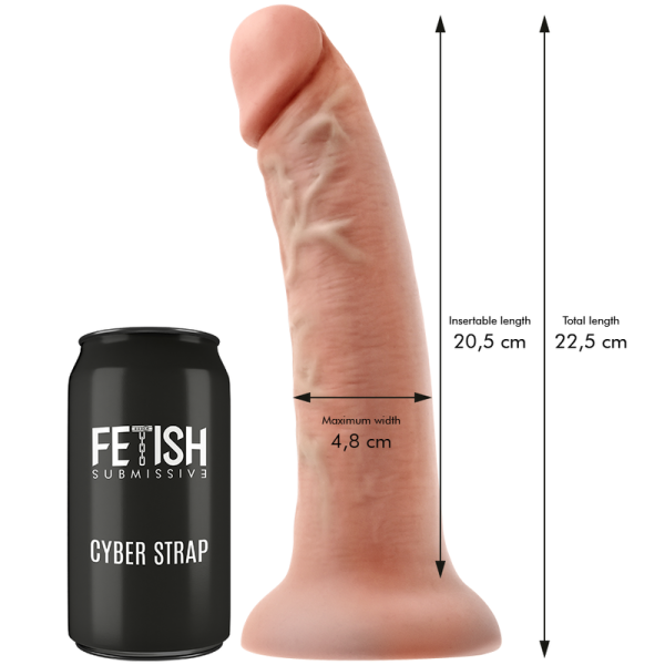 FETISH SUBMISSIVE CYBER STRAP - ARNÊS COM DILDO E BALA CONTROLE REMOTO TECNOLOGIA WATCHME L - Image 5