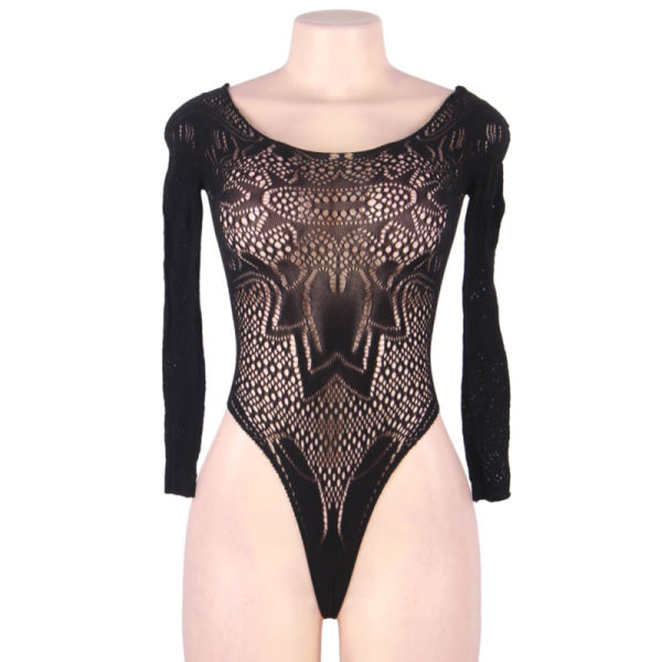 QUEEN LINGERIE LONG SLEEVE TEDDY SL - Image 4