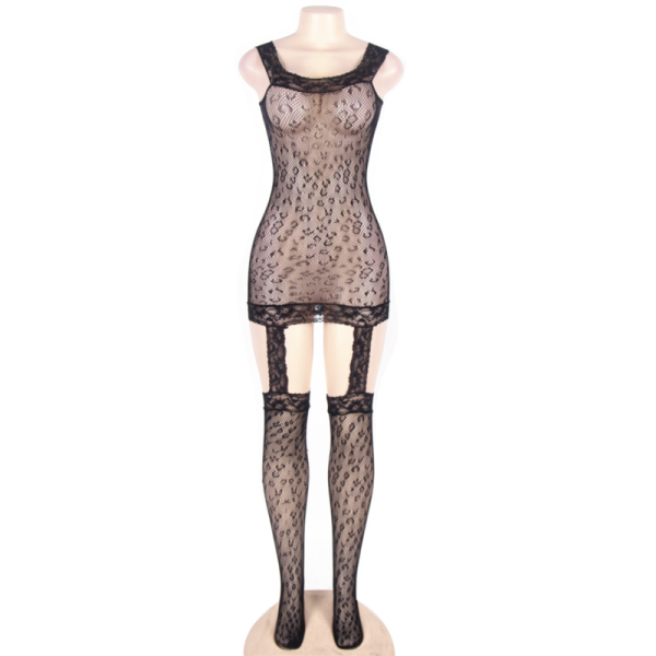 QUEEN LINGERIE LEOPARD PADRÃO BODYSTOCKING SL - Image 5