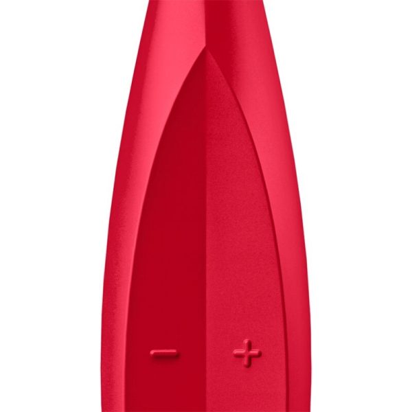 SATISFYER TWIRLING FUN TIP VIBRATOR - VERMELHO - Image 3