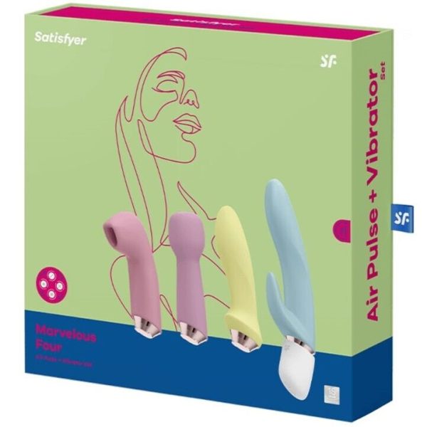 SATISFYER MARVELOUS FOUR - CONJUNTO DE VIBRADOR E PULSO DE AR - Image 2