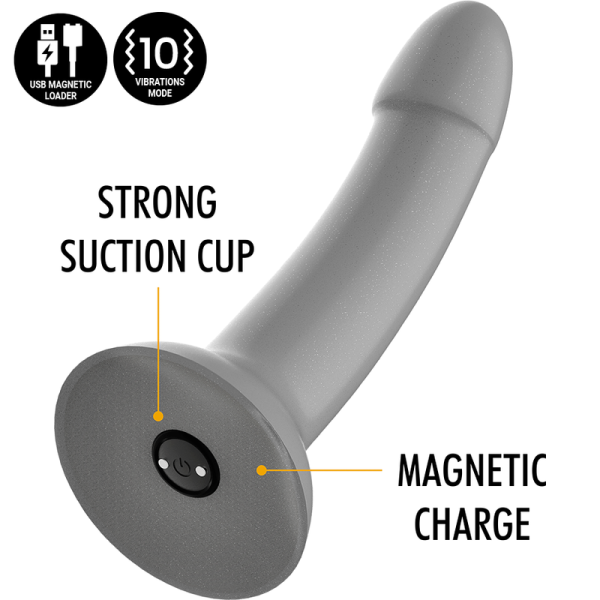 MYTHOLOGY RUNE MAJESTIC DILDO S - VIBRADOR WATCHME TECNOLOGIA SEM FIO COMPATÍVEL