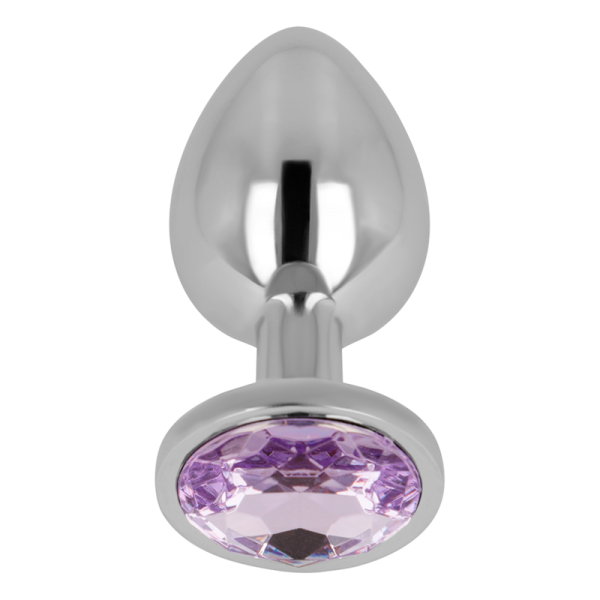 OHMAMA - PLUG ANAL COM CRISTAL VIOLETA 9 CM - Image 2