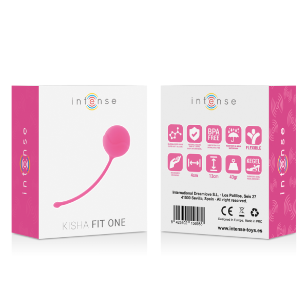 INTENSO KISHA FIT ONE SILICONE KEGEL HOT PINK - Image 3