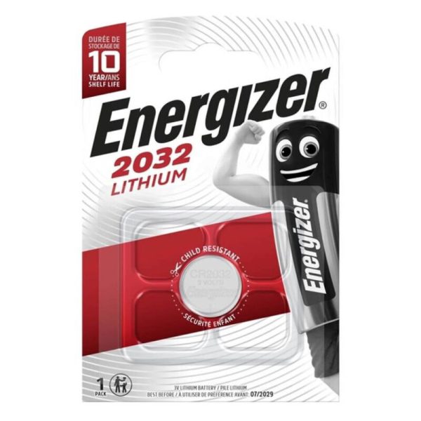 BOTÃO DE LÍTIO ENERGIZADOR CR2032 3V 1 UNIDADE