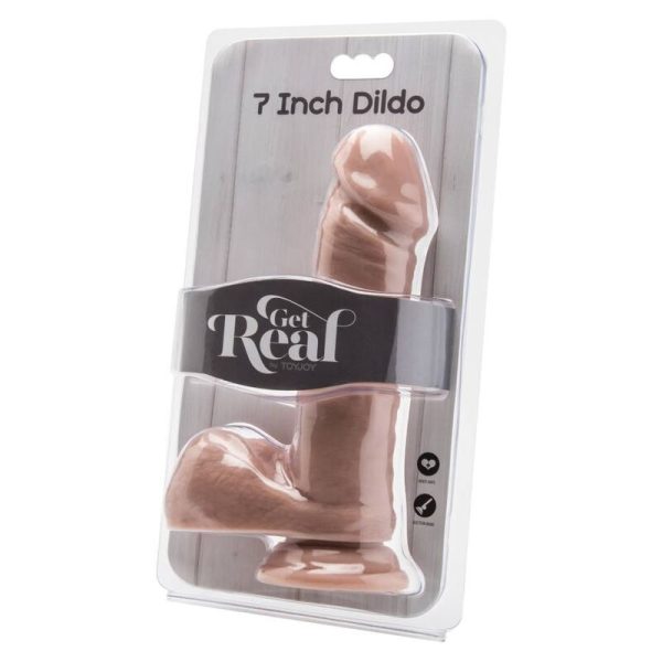 GET REAL - DILDO 18 CM COM BOLAS PELE - Image 2