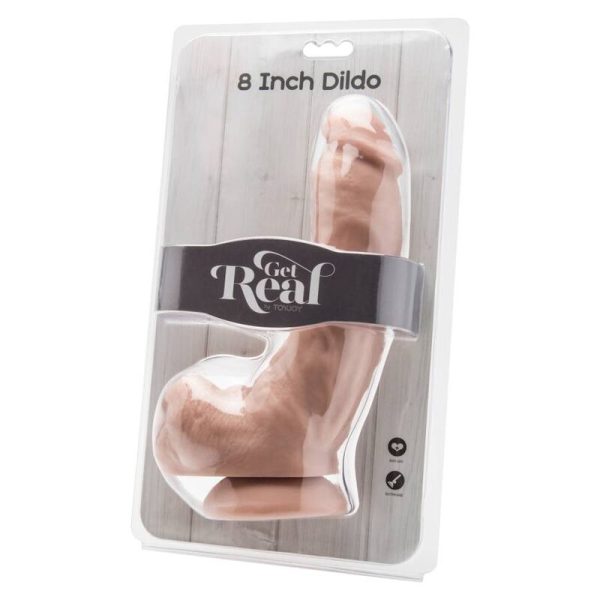 GET REAL - DILDO 20,5 CM COM BOLAS PELE - Image 2