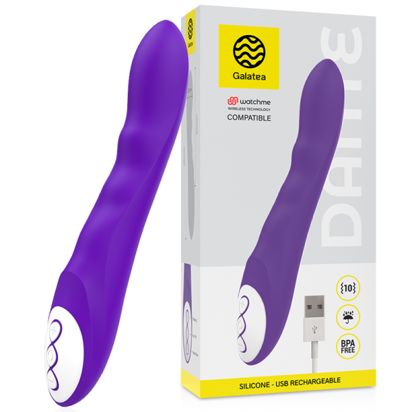 GALATEA - VIBRADOR DANTE LILAC COMPATÍVEL COM A TECNOLOGIA WATCHME WIRELESS - Image 2