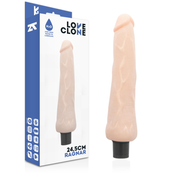 LOVECLONE RAGNAR AUTO-LUBRIFICAÇÃO VIBRADOR 24,5 CM