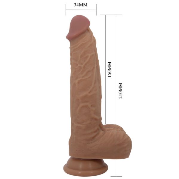 BONITO AMOR - DILDO JONATHAN SILICONE 3 VIBRAÇÃO + 3 FUNÇÕES DE IMPULSO CONTROLE REMOTO 21 CM - Image 6