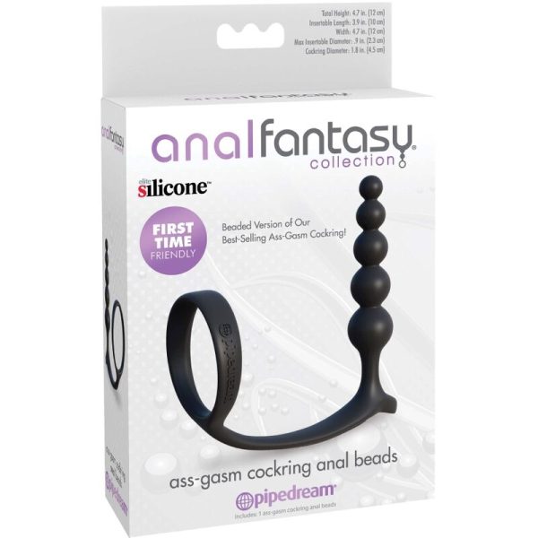 ANAL FANTASY ELITE COLLECTION  - ASS-GASM COCKRING ANAL BEADS - Image 5