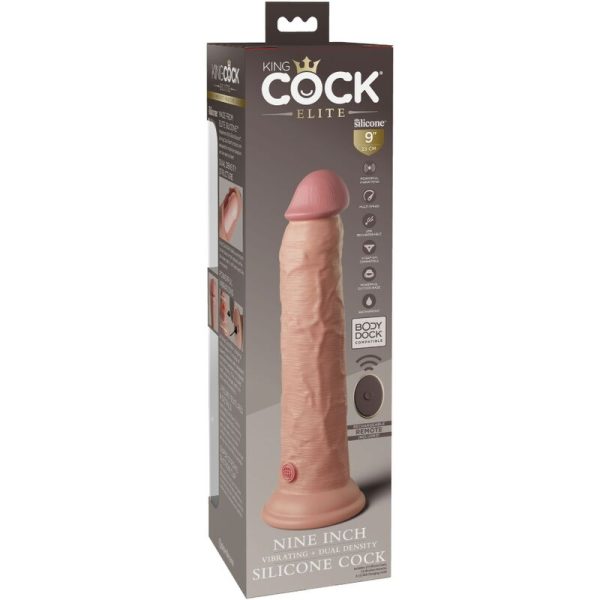 KING COCK ELITE - VIBRADOR REALÍSTICO E DILDO DE SILICONE CONTROLE REMOTO 23 CM - Image 8