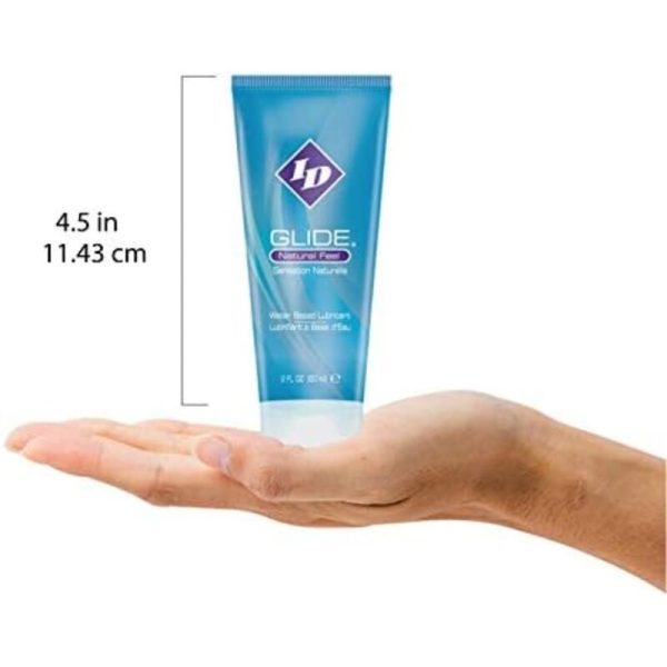 ID GLIDE - LUBRIFICANTE À BASE DE ÁGUA TUBO DE VIAGEM ULTRA DURADOURO 60 ML - Image 2