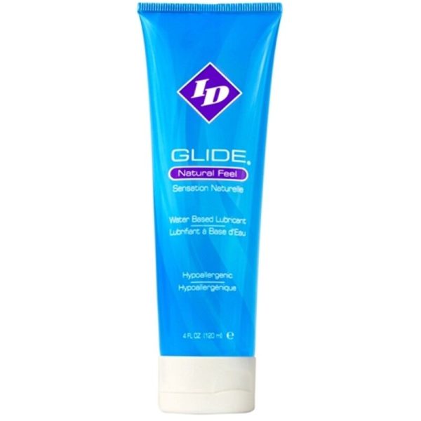 ID GLIDE - LUBRIFICANTE À BASE DE ÁGUA TUBO DE VIAGEM ULTRA DURADOURO 120 ML