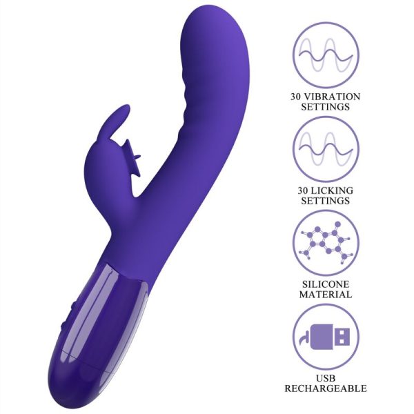 PRETTY LOVE - VIBRADOR DE COELHO VIOLETA CERBERUS YOUTH - Image 8