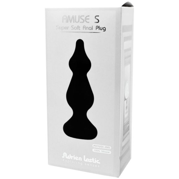 ADRIEN LASTIC - AMUSE PLUG ANAL SILICONE PRETO TAMANHO S - Image 3