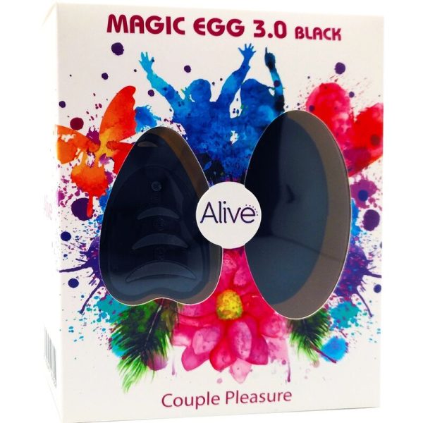 ALIVE - MAGIC EGG 3.0 VIBRANDO OVO CONTROLE REMOTO PRETO - Image 2