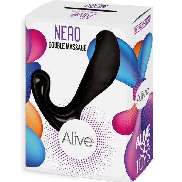 ALIVE - NERO DUPLO MASSAGER ANAL E PROSTÁTICO - Image 2