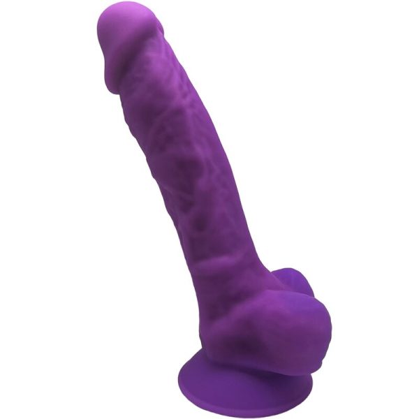 SILEXD - MODELO 1 PÊNIS REALÍSTICO PREMIUM SILEXPAN SILICONE VIOLETA 17,5 CM