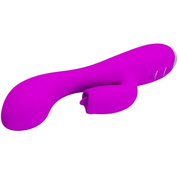 PRETTY LOVE - VIBRADOR DE COELHO RECARREGVEL GLORIA - ROXO IMPERMEVEL - Image 3