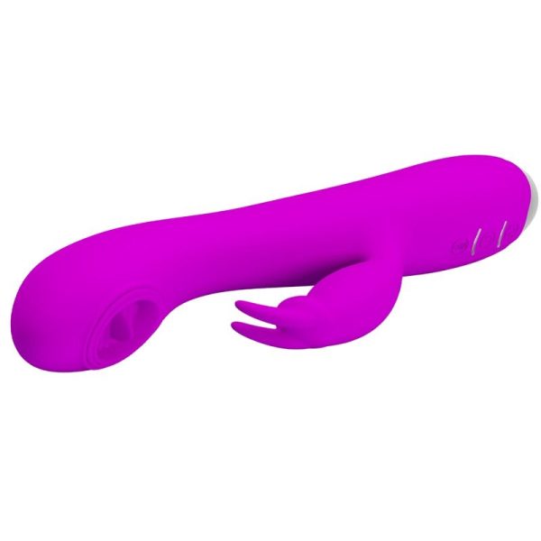 PRETTY LOVE - VIBRADOR RECARREGVEL RACHEL COM SUCKER ROXO - Image 2