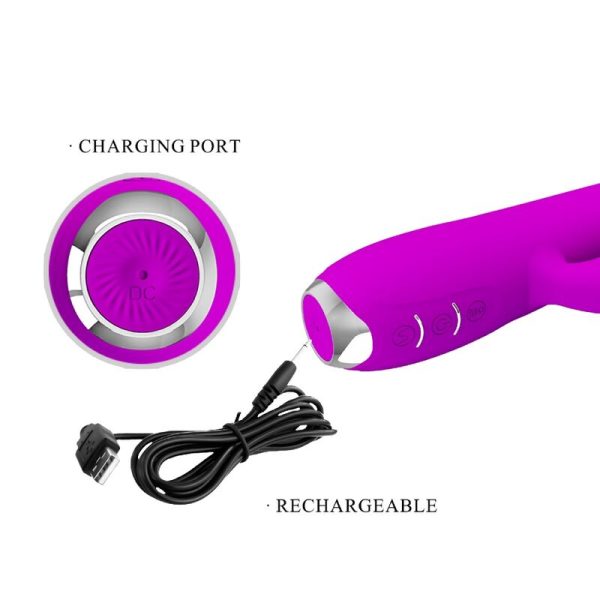 PRETTY LOVE - VIBRADOR SUCKER RECARREGVEL REGINA ROXO - Image 11