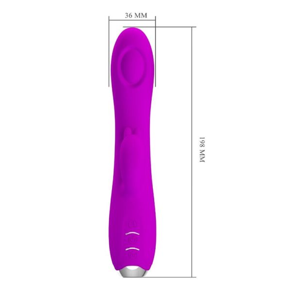 PRETTY LOVE - VIBRADOR SUCKER RECARREGVEL REGINA ROXO - Image 9