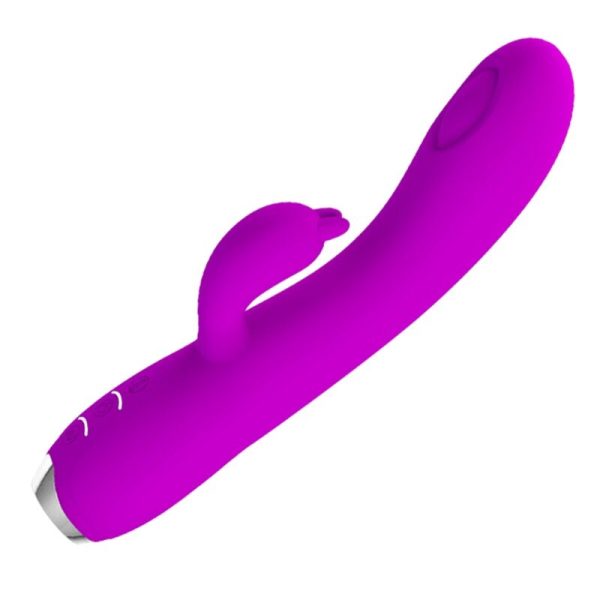 PRETTY LOVE - VIBRADOR SUCKER RECARREGVEL REGINA ROXO - Image 4