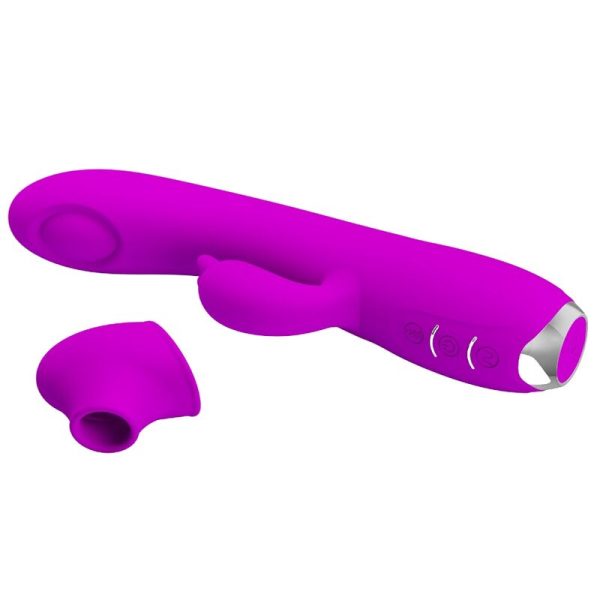 PRETTY LOVE - VIBRADOR SUCKER RECARREGVEL REGINA ROXO - Image 7