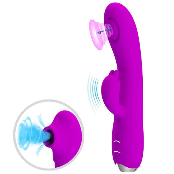 PRETTY LOVE - VIBRADOR SUCKER RECARREGVEL REGINA ROXO - Image 8