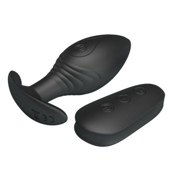 PRETTY LOVE - VIBRADOR RECARREGVEL REGINA ANAL PLUG PRETO - Image 5