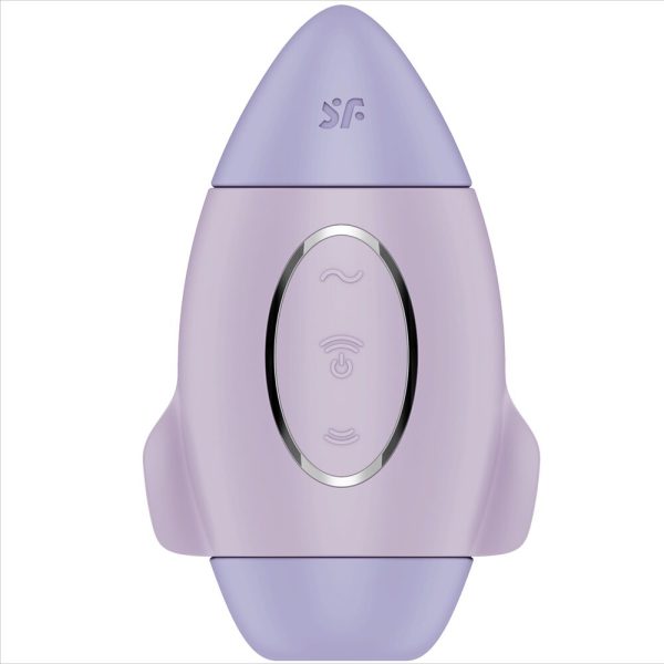 SATISFYER - VIBRADOR DE IMPULSO DUPLO PEQUENO  MISSION CONTROL