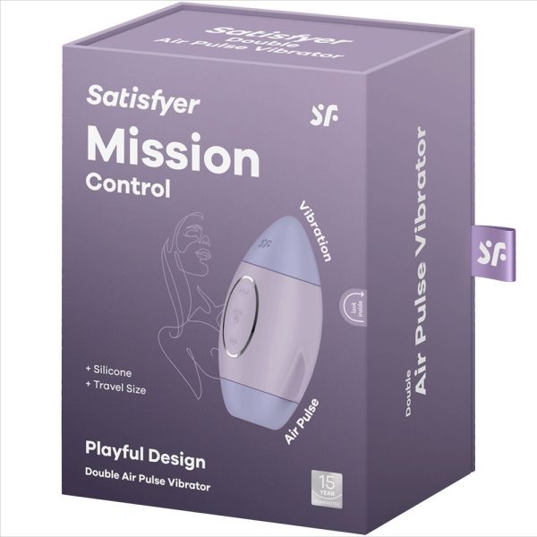 SATISFYER - VIBRADOR DE IMPULSO DUPLO PEQUENO  MISSION CONTROL - Image 5