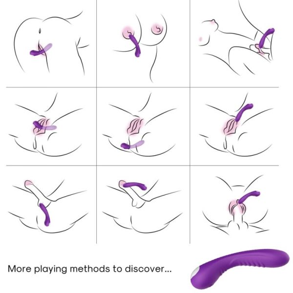 ARMONY - VIBRADOR LEGEND SILICONE ROXO - Image 2