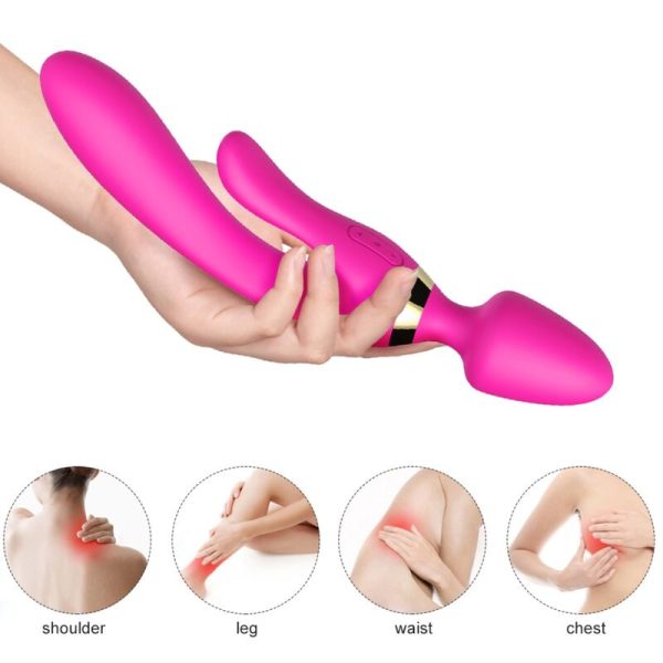 ARMONY - MASSAGER E VIBRADOR COELHO FÚCSIA - Image 2