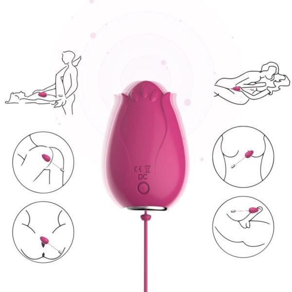 ARMONY - VIBRADOR DE OVO MANDALA G-SPOT CONTROLE REMOTO FÚCSIA - Image 4