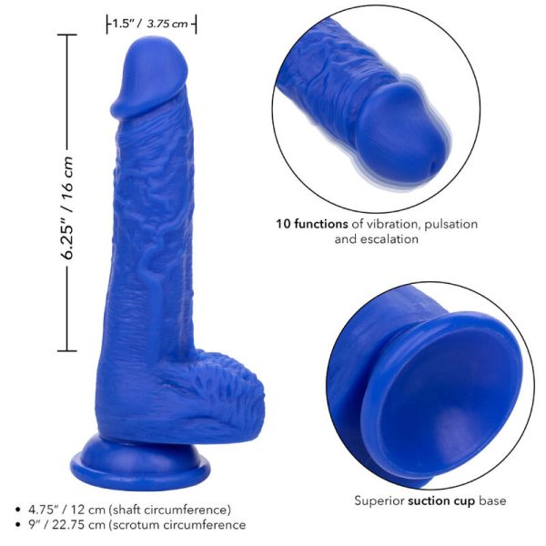 ADMIRAL - SAILOR REALISTIC DILDO VIBRADOR AZUL - Image 4