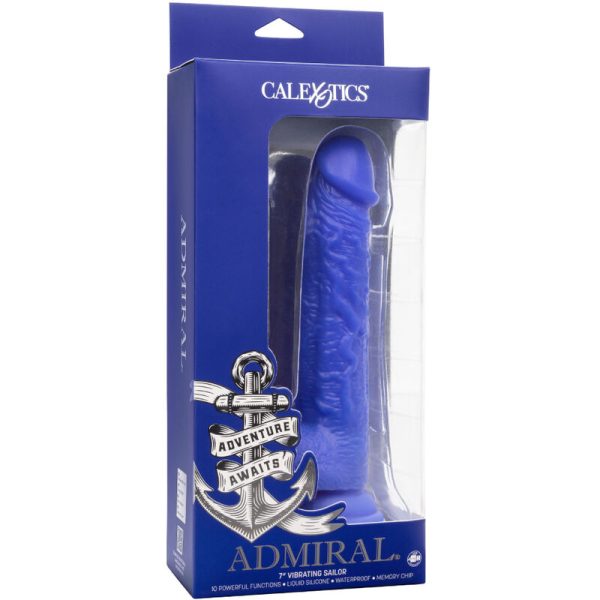 ADMIRAL - SAILOR REALISTIC DILDO VIBRADOR AZUL - Image 5