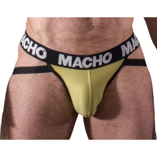 MACHO - MX25A JOCK LYCRA AMARELO