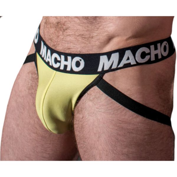 MACHO - MX25A JOCK LYCRA AMARELO - Image 3