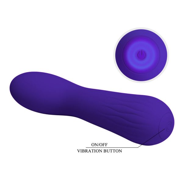 PRETTY LOVE - VIBRADOR RECARREGVEL FAUN ROXO - Image 6