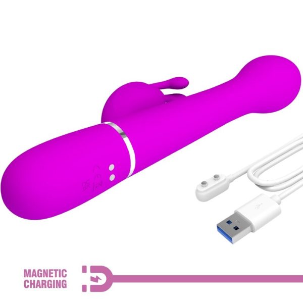 PRETTY LOVE - VIBRADOR DEJON COELHO 3 EM 1 MULTIFUNO VIOLETA - Image 8