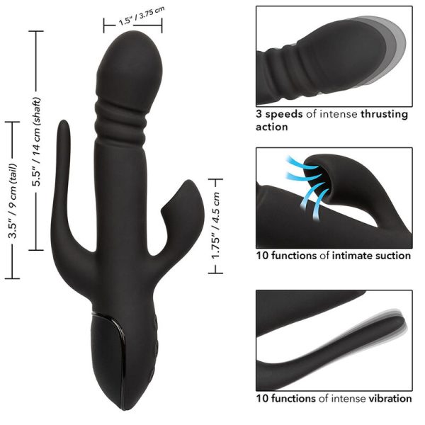 CALIFORNIA EXOTICS - VIBRADOR TRIPLO EUPHORIA PRETO - Image 9