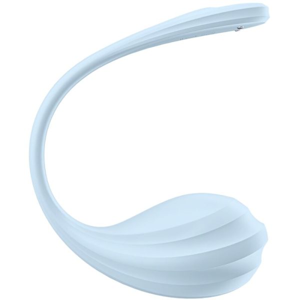 SATISFYER - ESTIMULADOR DE PONTO G DE PÉTALA LISA CÉU AZUL APLICATIVO GRATUITO - Image 5