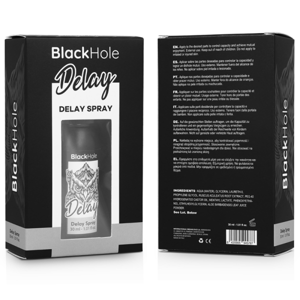 BLACK HOLE - DELAY SPRAY À BASE DE ÁGUA 30 ML - Image 5